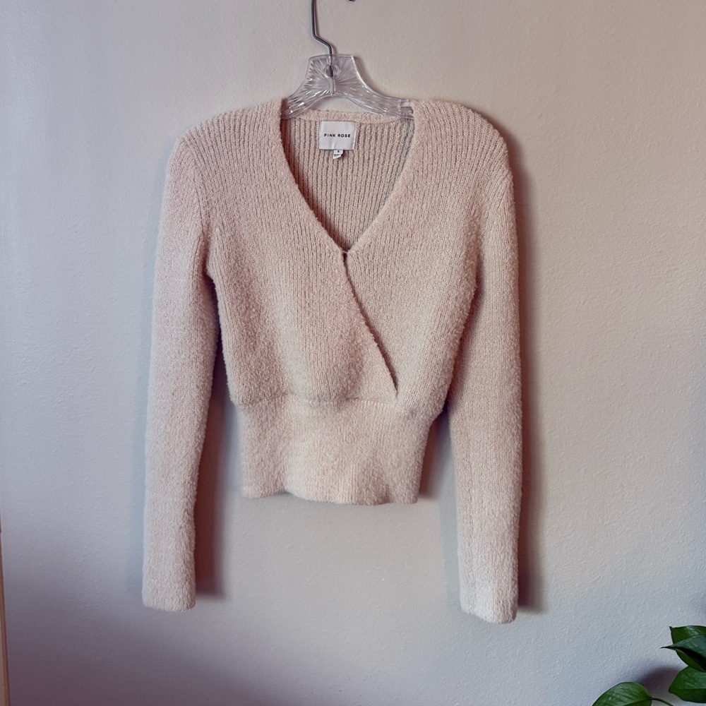 Cozy Cream V-Neck Sweater